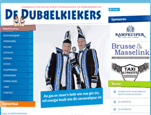 Tablet Screenshot of dedubbelkiekers.nl